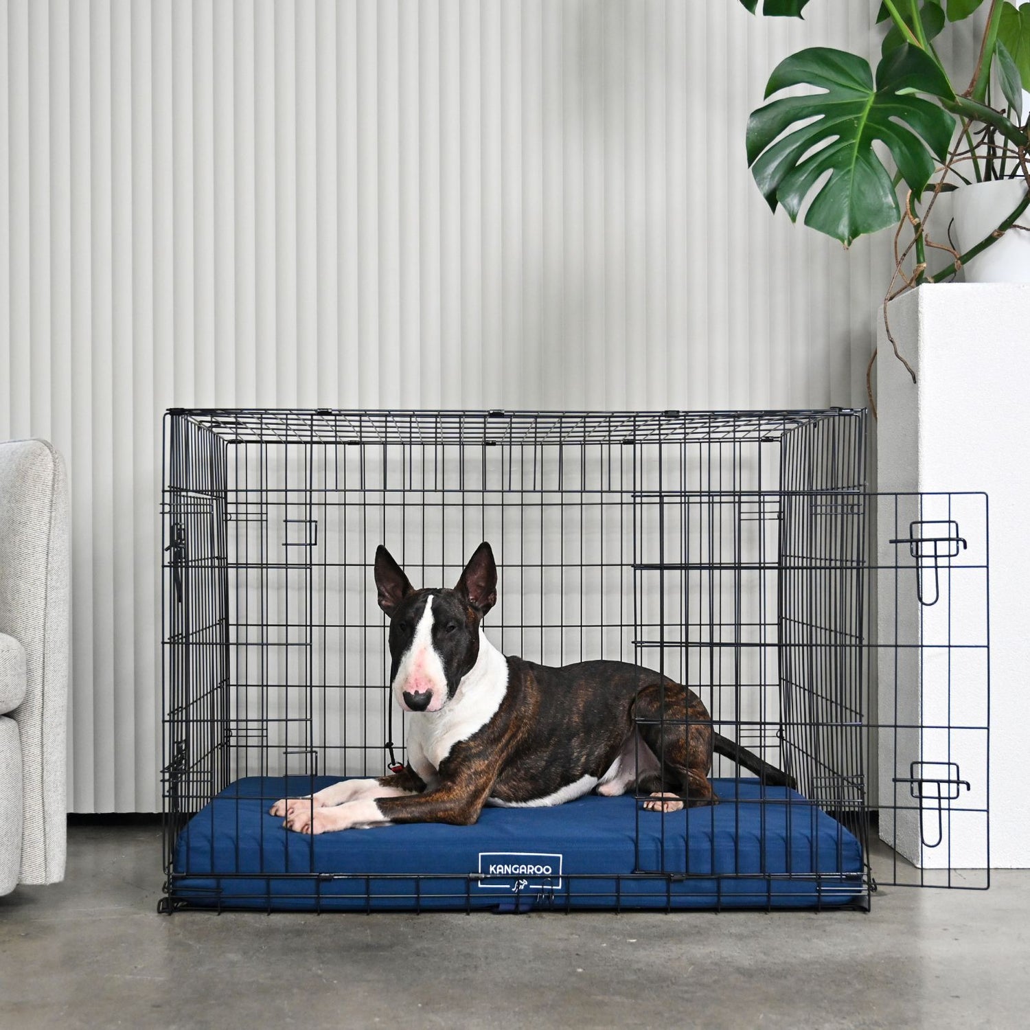 Kangaroo orthopaedic dog crate mat for small dogs and puppies
